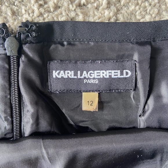 Black Karl Lagerfeld pencil skirt - Picture 2 of 3